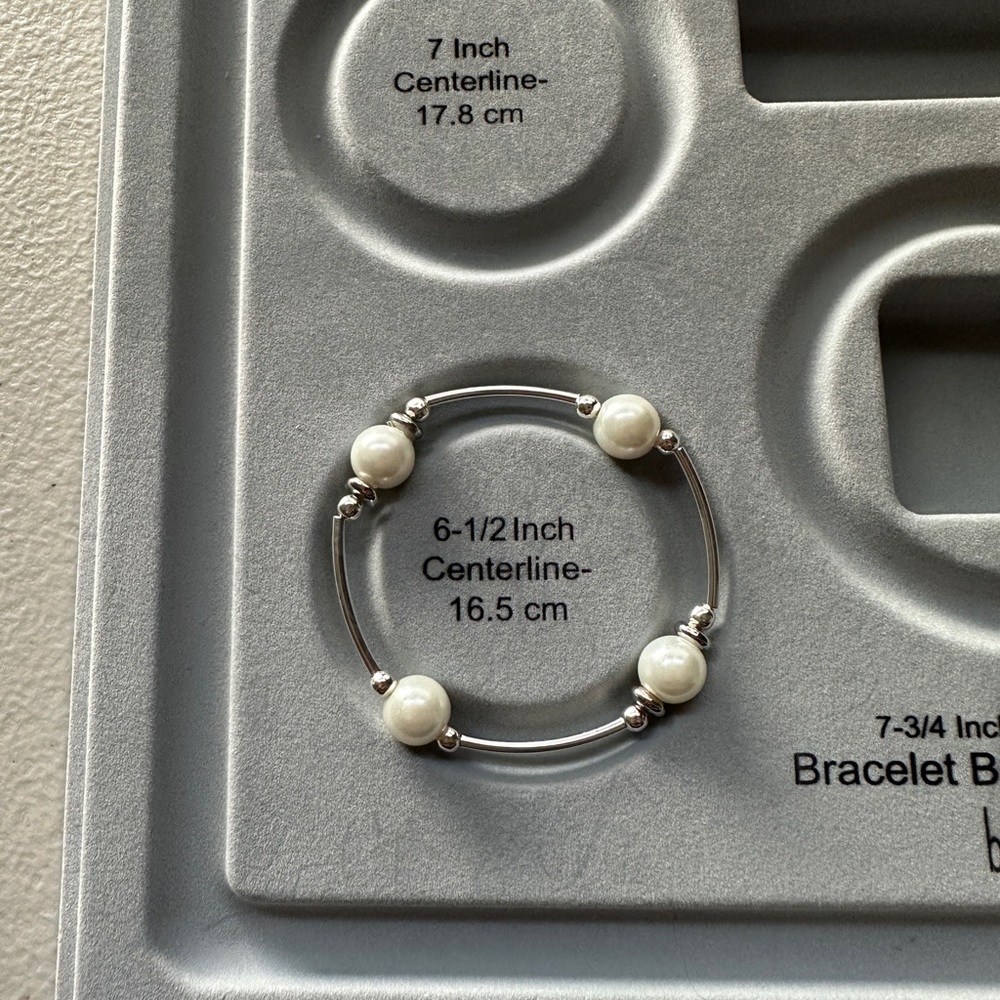 My Blessings Bracelet Faux Pearl